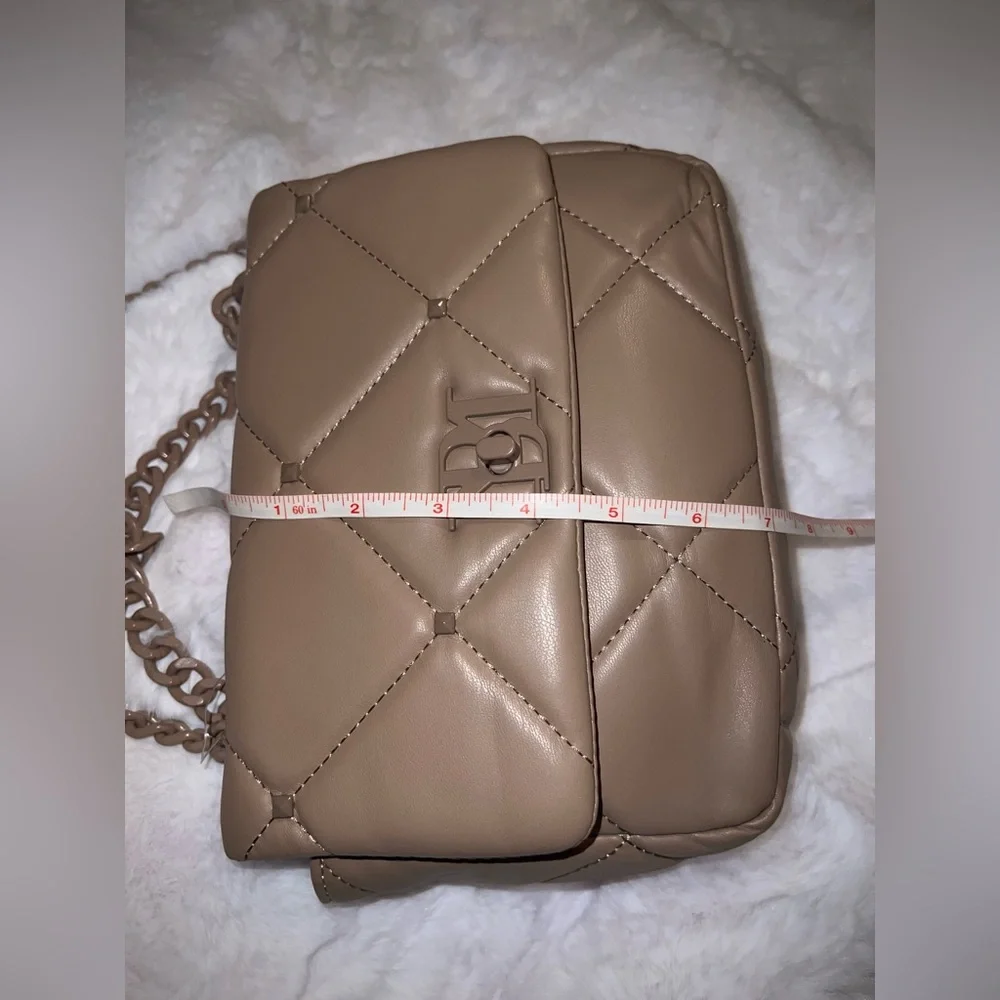 Badgley Mischka Quilted Studded Vegan Leather Bag - Picture 9 of 10